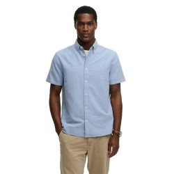 риза,с,къс,ръкав,дамски,ризи,мъжки,ризи,superdry,preppy,oxford,short,sleeve,shirt,blue,(sky,blue,chambray)
