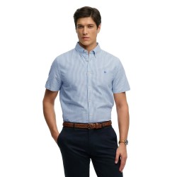 риза,с,къс,ръкав,дамски,ризи,мъжки,ризи,superdry,preppy,oxford,short,sleeve,shirt,blue,(sky,blue,stripe)