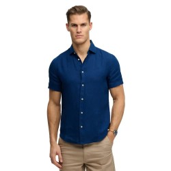 риза,с,къс,ръкав,дамски,ризи,мъжки,ризи,superdry,riviera,linen,short,sleeve,shirt,blue,(french,blue)