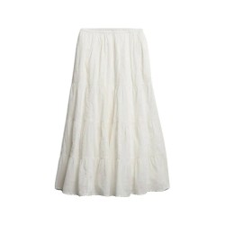 пола,дамски,поли,и,рокли,superdry,tiered,maxi,long,skirt,white,(desert,bone,off,white)
