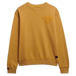 блуза,мъжки,пуловери,superdry,vintage,athletic,tonal,crew,sweatshirt,brown,(winter,gold)