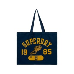 Чанта Superdry Y9110442A tote bag - Blue (Richest Navy / Autumn Mustard) чанта,всички,чанти,superdry,y9110442a,tote,bag,blue,(richest,navy,autumn,mustard)