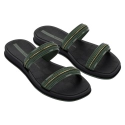 Ipanema Glow slides - Green (Black / Green / Gold) мъжки,джапанки,и,чехли,дамски,сандали,и,чехли,ipanema,glow,slides,green,(black,green,gold)