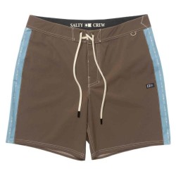 бански,гащета,мъжки,бански,костюми,salty,crew,channel,boardshort,swimming,shorts,brown,(dark,brown)