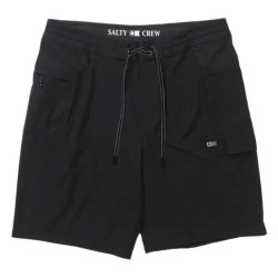 бански,гащета,мъжки,бански,костюми,salty,crew,flagship,boatshort,swimming,shorts,black,(matte,black)