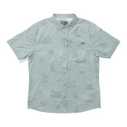 Риза с къс ръкав Salty crew Flagship uv button up short sleeve shirt - Green (Jade) риза,с,къс,ръкав,дамски,ризи,мъжки,ризи,salty,crew,flagship,uv,button,up,short,sleeve,shirt,green,(jade)