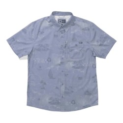 Риза с къс ръкав Salty crew Flagship uv button up short sleeve shirt - Blue (Tradewinds) риза,с,къс,ръкав,дамски,ризи,мъжки,ризи,salty,crew,flagship,uv,button,up,short,sleeve,shirt,blue,(tradewinds)