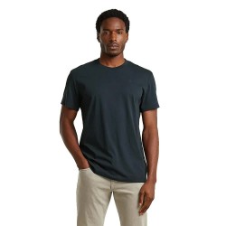 Тениска G-Star Base-S Ribbed short sleeve T-shirt - Blue (Salute) тениска,мъжки,тениски,дамски,тениски,g,star,base,s,ribbed,short,sleeve,t,shirt,blue,(salute)