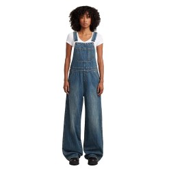G-Star D24398-D788 Straight Fit sleeveless overall - Blue (Antique Faded Greenschist) дамски,гащеризони,g,star,d24398,d788,straight,fit,sleeveless,overall,blue,(antique,faded,greenschist)
