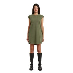 Рокля G-Star D28704-E401 sleeveless short dress - Green (Shadow Olive Gd) рокля,дамски,поли,и,рокли,g,star,d28704,e401,sleeveless,short,dress,green,(shadow,olive,gd)