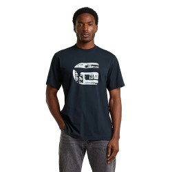 тениска,мъжки,тениски,дамски,тениски,g,star,icon,short,sleeve,t,shirt,blue,(salute)