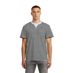 тениска,мъжки,тениски,дамски,тениски,g,star,nifous,stripe,short,sleeve,t,shirt,white,black,(white,dark,black,stripe)