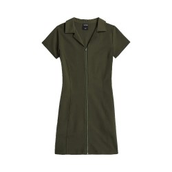 Рокля G-Star Soft short sleeve short dress - Green (AsfaLight) рокля,дамски,поли,и,рокли,g,star,soft,short,sleeve,short,dress,green,(asfalight)