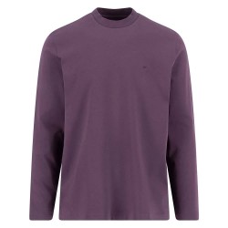 Тениска Fynch hatton 15121514 long sleeve T-shirt - Purple (Aubergine) тениска,мъжки,тениски,дамски,тениски,fynch,hatton,15121514,long,sleeve,t,shirt,purple,(aubergine)