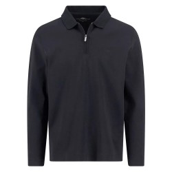 Fynch hatton 15121515 long sleeve polo - Black (Black) дамски,блузи,с,яка,мъжки,блузи,с,яка,fynch,hatton,15121515,long,sleeve,polo,black,(black)