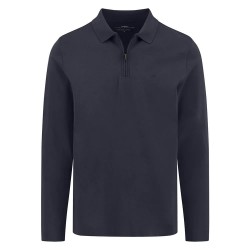 Fynch hatton 15121515 long sleeve polo - Grey (Navy) дамски,блузи,с,яка,мъжки,блузи,с,яка,fynch,hatton,15121515,long,sleeve,polo,grey,(navy)