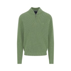 блуза,мъжки,пуловери,fynch,hatton,1512206,half,zip,sweater,green,(avocado)