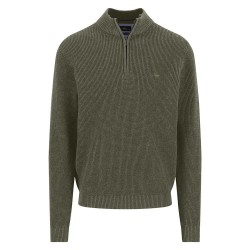 блуза,мъжки,пуловери,fynch,hatton,1512206,half,zip,sweater,green,(dark,khaki)