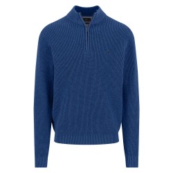 блуза,мъжки,пуловери,дамски,пуловери,fynch,hatton,1512206,half,zip,sweater,blue,(harbor,blue)