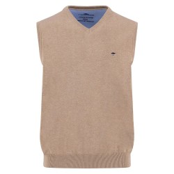 потник,мъжки,пуловери,дамски,пуловери,fynch,hatton,1512214,knitted,vest,brown,(taupe)