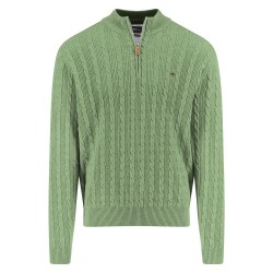 блуза,мъжки,пуловери,дамски,пуловери,fynch,hatton,1512226,half,zip,sweater,green,(avocado)