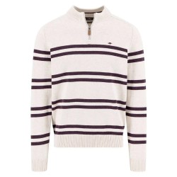 Блуза Fynch hatton 1512313 half zip sweater - White (New Offwhite) блуза,мъжки,пуловери,дамски,пуловери,fynch,hatton,1512313,half,zip,sweater,white,(new,offwhite)