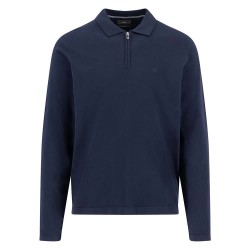 Блуза Fynch hatton 1602232 half zip sweater - Blue (Navy) блуза,мъжки,пуловери,дамски,пуловери,fynch,hatton,1602232,half,zip,sweater,blue,(navy)