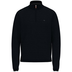блуза,мъжки,пуловери,дамски,пуловери,fynch,hatton,1602316,half,zip,sweater,blue,(navy)