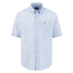 Риза с къс ръкав Fynch hatton 16035091 short sleeve shirt - Blue (New Breeze) риза,с,къс,ръкав,дамски,ризи,мъжки,ризи,fynch,hatton,16035091,short,sleeve,shirt,blue,(new,breeze)