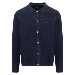 Жилетка Fynch hatton 1603609 cardigan - Blue (Navy) жилетка,мъжки,пуловери,дамски,пуловери,fynch,hatton,1603609,cardigan,blue,(navy)