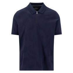 Fynch hatton 16044006 short sleeve polo - Blue (Navy) дамски,блузи,с,яка,мъжки,блузи,с,яка,fynch,hatton,16044006,short,sleeve,polo,blue,(navy)
