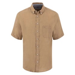 риза,с,къс,ръкав,дамски,ризи,мъжки,ризи,fynch,hatton,16046001,short,sleeve,shirt,brown,(affogato)