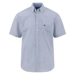 Риза с къс ръкав Fynch hatton 16046131 short sleeve shirt - Blue (New Breeze) риза,с,къс,ръкав,дамски,ризи,мъжки,ризи,fynch,hatton,16046131,short,sleeve,shirt,blue,(new,breeze)
