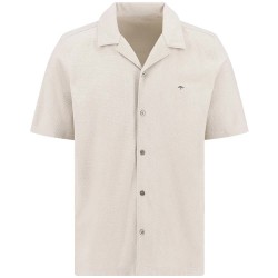 Риза с къс ръкав Fynch hatton 16051218 short sleeve shirt - Beige (Cement) риза,с,къс,ръкав,дамски,ризи,мъжки,ризи,fynch,hatton,16051218,short,sleeve,shirt,beige,(cement)