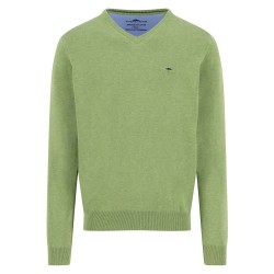 блуза,мъжки,пуловери,fynch,hatton,1613211,v,neck,sweater,green,(avocado)