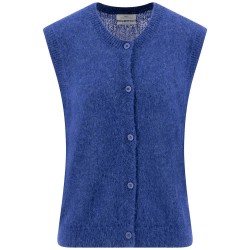 Елек Fynch hatton 25127415 knitted vest - Blue (Aura Blue) елек,мъжки,пуловери,дамски,пуловери,fynch,hatton,25127415,knitted,vest,blue,(aura,blue)