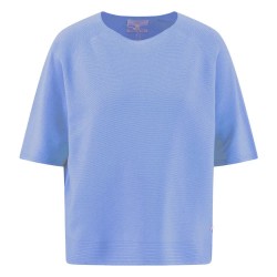 Блуза Fynch hatton 26137002 short sleeve sweater - Blue (Cornflower Blue) блуза,мъжки,пуловери,дамски,пуловери,fynch,hatton,26137002,short,sleeve,sweater,blue,(cornflower,blue)
