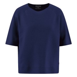 Блуза Fynch hatton 26137002 short sleeve sweater - Blue (Galaxy Blue) блуза,мъжки,пуловери,дамски,пуловери,fynch,hatton,26137002,short,sleeve,sweater,blue,(galaxy,blue)