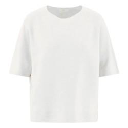 Блуза Fynch hatton 26137002 short sleeve sweater - White (Milk) блуза,мъжки,пуловери,дамски,пуловери,fynch,hatton,26137002,short,sleeve,sweater,white,(milk)