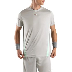 Тениска Reebok Blocked short sleeve T-shirt - Grey (Grey 1 / Inverted Aqua) тениска,мъжки,тениски,дамски,тениски,reebok,blocked,short,sleeve,t,shirt,grey,(grey,1,inverted,aqua)
