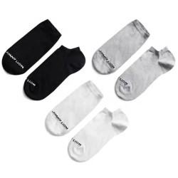 Чорапи Jimmy lion Bundle Essentials Mix short socks - Multicolor (White / Black / Grey) чорапи,мъжки,чорапи,дамски,чорапи,jimmy,lion,bundle,essentials,mix,short,socks,multicolor,(white,black,grey)