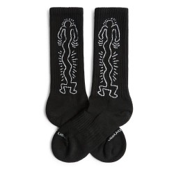 чорапи,мъжки,чорапи,дамски,чорапи,jimmy,lion,keith,haring,dancer,long,socks,black,(black)