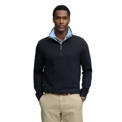 блуза,мъжки,пуловери,superdry,essential,pique,half,zip,sweatshirt,blue,(eclipse,navy)