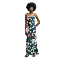 рокля,дамски,поли,и,рокли,superdry,printed,maxi,slip,sleeveless,long,dress,green,(ink,cherry,blossom)
