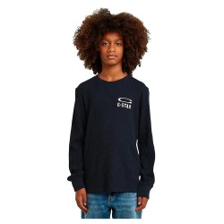Тениска G-Star D25871-01 long sleeve T-shirt - Blue (Salute) тениска,мъжки,тениски,дамски,тениски,g,star,d25871,01,long,sleeve,t,shirt,blue,(salute)