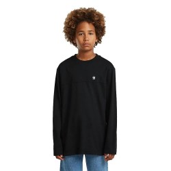 Тениска G-Star Tweeter long sleeve T-shirt - Black (Dark Black) тениска,мъжки,тениски,дамски,тениски,g,star,tweeter,long,sleeve,t,shirt,black,(dark,black)