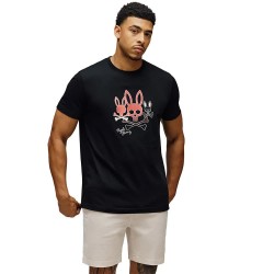 Тениска Psycho bunny MT0200213 short sleeve T-shirt - Black (Black) тениска,мъжки,тениски,дамски,тениски,psycho,bunny,mt0200213,short,sleeve,t,shirt,black,(black)