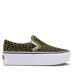 Маратонки Vans Classic Slip-On Stackform trainers - Green (Spotted Olive Brown / Black) маратонки,мъжки,маратонки,дамски,маратонки,vans,classic,slip,on,stackform,trainers,green,(spotted,olive,brown,black)