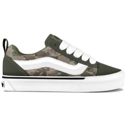 Маратонки Vans Knu Skool Elastic Lace trainers - Green (Check Camo Obsidian Fern / Green) маратонки,мъжки,маратонки,дамски,маратонки,vans,knu,skool,elastic,lace,trainers,green,(check,camo,obsidian,fern,green)
