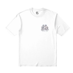 Тениска Vans Checker Bros short sleeve T-shirt - White (White) тениска,мъжки,тениски,дамски,тениски,vans,checker,bros,short,sleeve,t,shirt,white,(white)